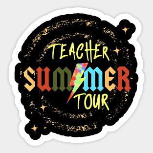 Teacher The Freedom Tour 2024 Summer Last Day of School Sticker